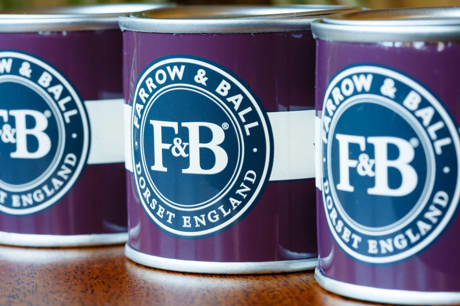 Farrow & Ball paint tins