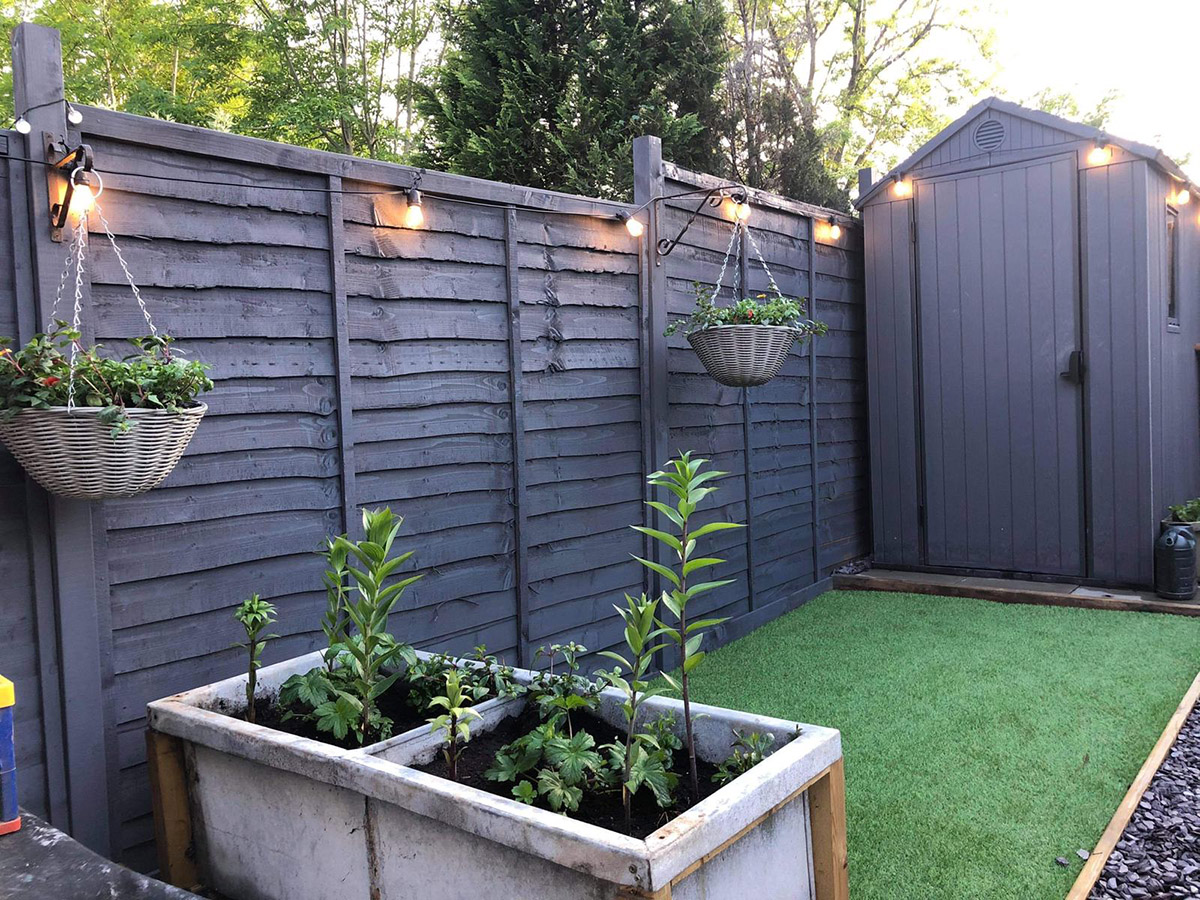 Fence and shed paint