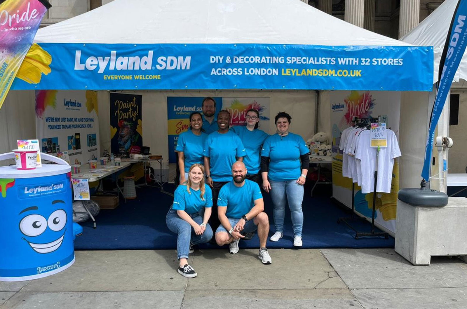 Staff from Leyland at London Pride