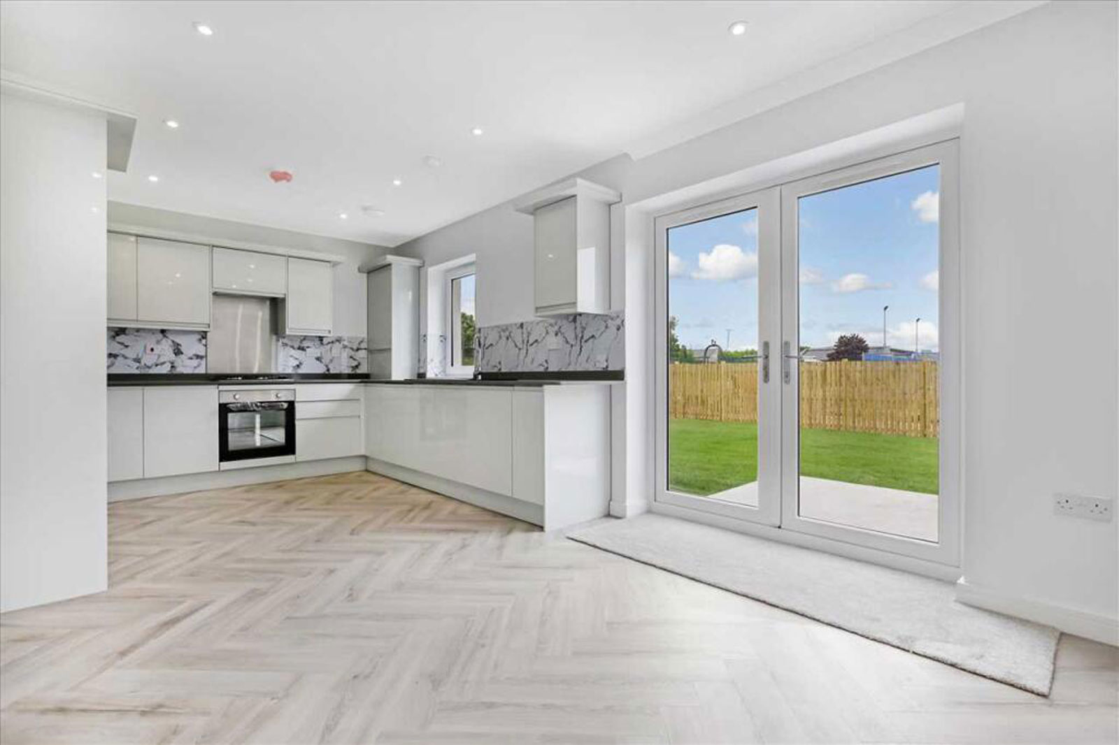 Photograph of show home at Loch View, painted with Valspar paint products.
