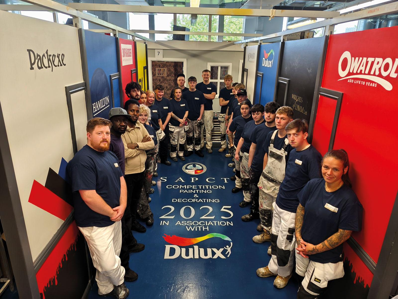 Photograph of students and lecturers at the SAPCT competition 2025.