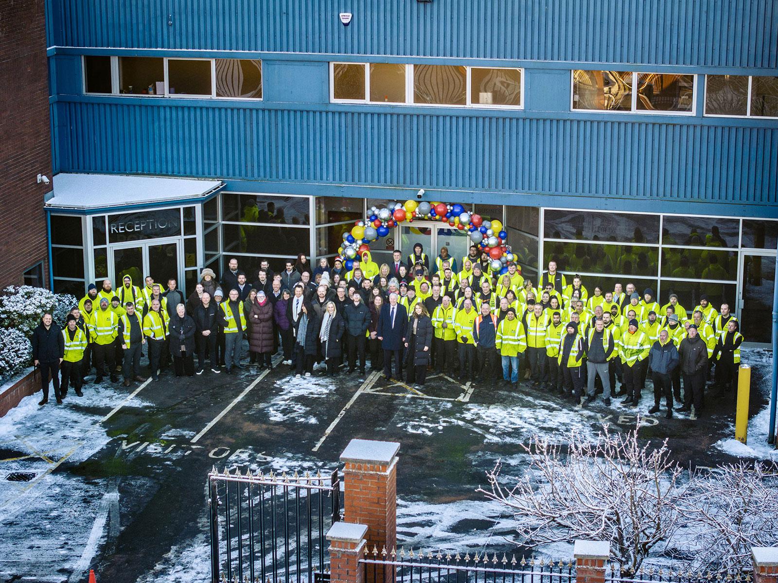 The team at RODO celebrate 100 years of the company.