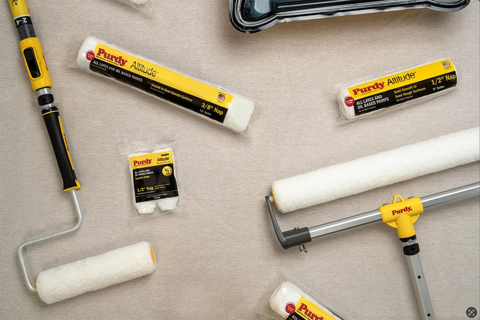 Photograph of the new Purdy Altitude roller sleeve.